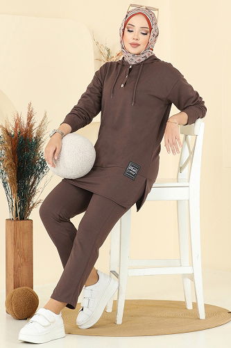 moda selvim Combined 4092TEG847 Brown - Thumbnail