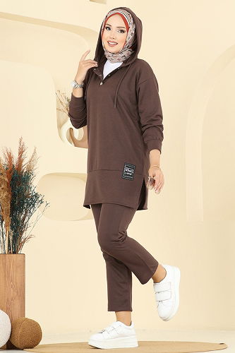 moda selvim Combined 4092TEG847 Brown - Thumbnail