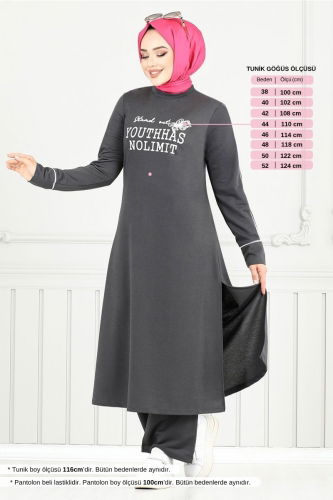 MRV P.M. - طقم رمادي غامق 4098PM1063-M
