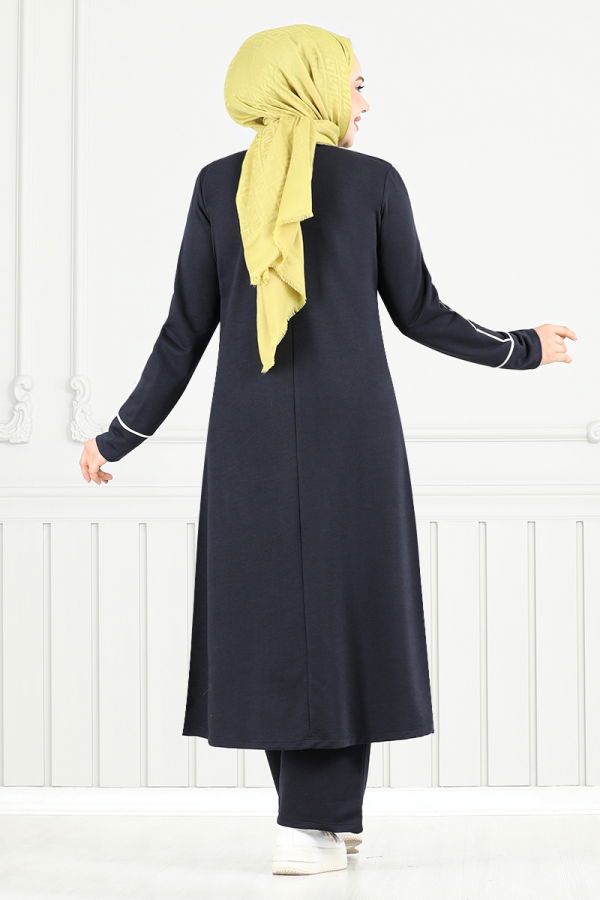 むーちゃん様　SZネイビー Dress 4086PM1063-M Navy Blue - Moda Selvim