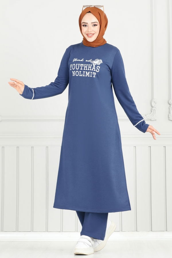 Modaselvim خصم صافٍ20%+20% في سلة التسوق طقم ازرق 4098PM271