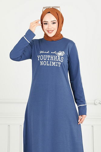 moda selvim طقم ازرق 4098PM271 - Thumbnail