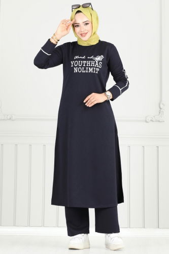 moda selvim Combined 4098PM271 Navy Blue - Thumbnail