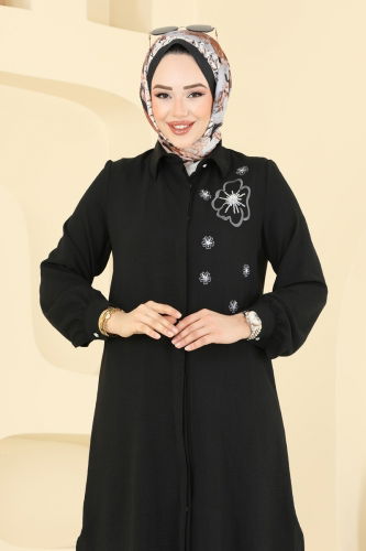 moda selvim Combined 409DVL817 Black - Thumbnail
