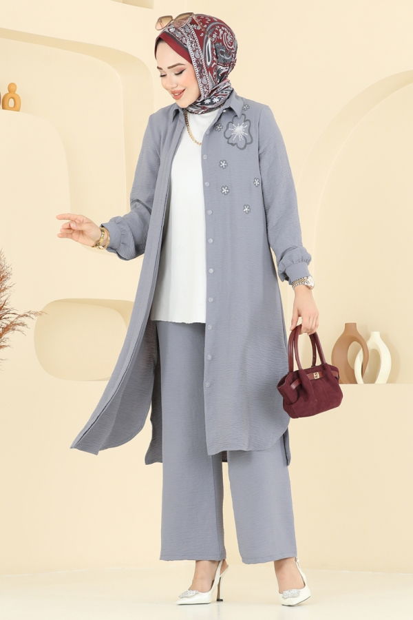 Modaselvim NET 20%+20% DISCOUNT IN THE CARD Combined 409DVL817 Gray