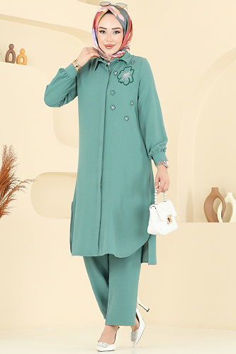 moda selvim Combined 409DVL817 Mint - Thumbnail