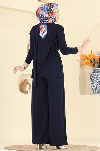 moda selvim Combined 4101MEY846 Navy Blue - Thumbnail