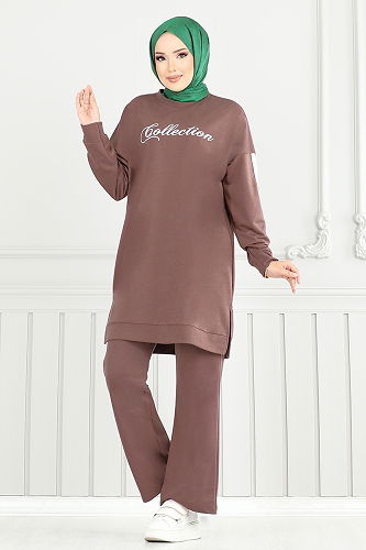 moda selvim Combined 4107PM1063-M Light Brown - Thumbnail