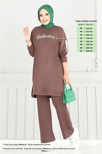 moda selvim Combined 4107PM1063-M Light Brown - Thumbnail