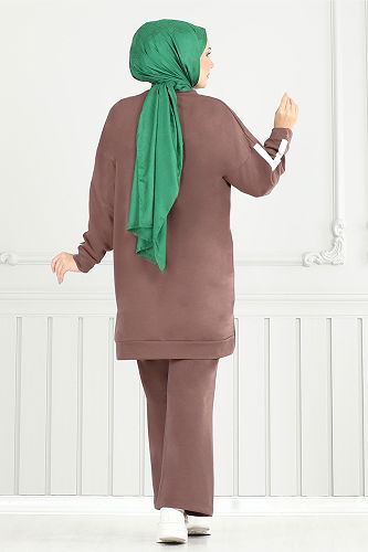 moda selvim Combined 4107PM1063-M Light Brown - Thumbnail