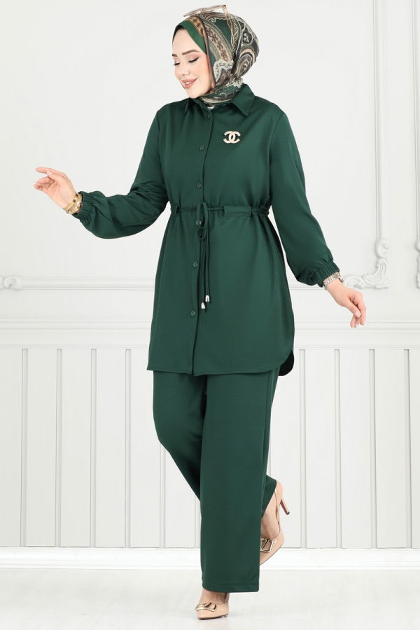 Modaselvim NET 20%+20% DISCOUNT IN THE CARD Combined 410DVL817 Emerald