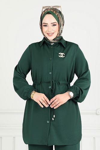 moda selvim Combined 410DVL817 Emerald - Thumbnail