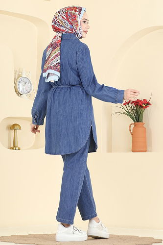 moda selvim Combined 4115FVN1181 Denim - Thumbnail