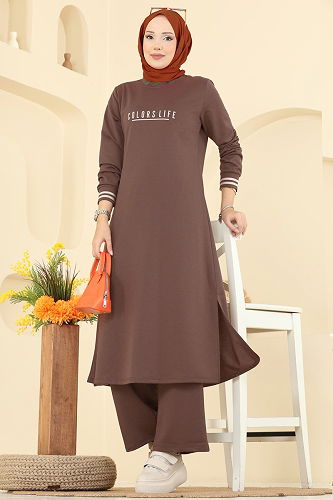 moda selvim Combined 4122PM271 Brown - Thumbnail