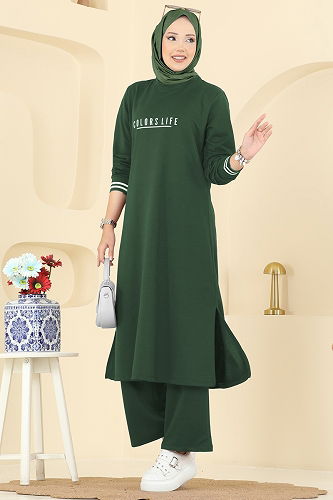 moda selvim Combined 4122PM271 Emerald - Thumbnail