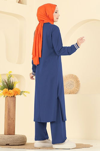 moda selvim Combined 4122PM271 Indigo - Thumbnail