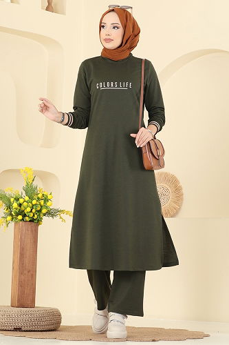 moda selvim Combined 4122PM271 Khaki - Thumbnail