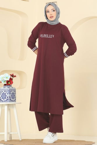 P.R.M. - Combined 4122PM271 Light Burgundy