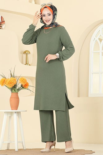 moda selvim Combined 4136PM271 Almond Green - Thumbnail