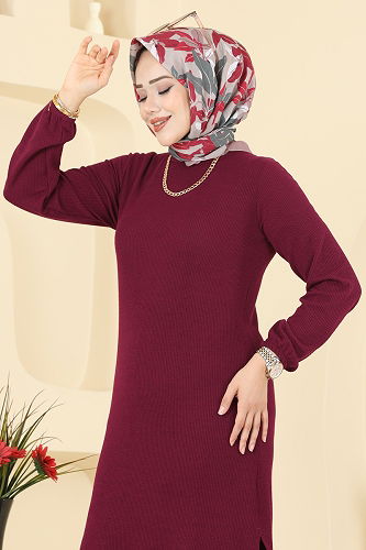 moda selvim Combined 4136PM271 Burgundy - Thumbnail