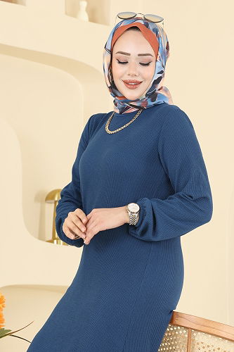 moda selvim طقم ازرق 4136PM271 - Thumbnail