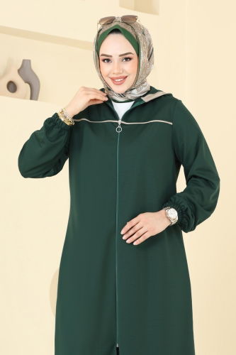 moda selvim طقم زيتي 415DVL817 - Thumbnail
