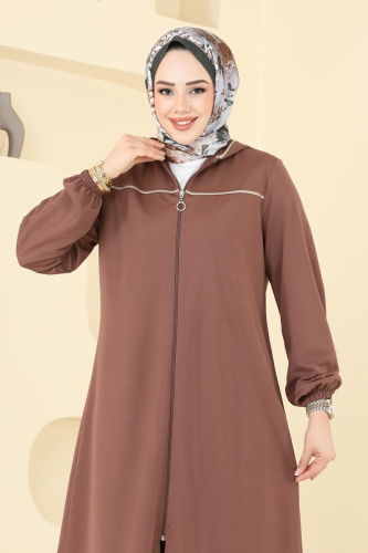 moda selvim طقم بني فاتح 415DVL817 - Thumbnail