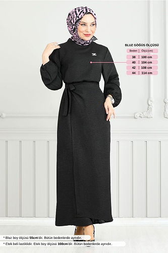 moda selvim Combined 4163MP930-M Black - Thumbnail