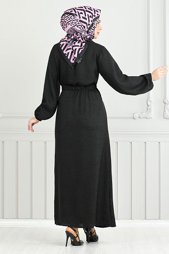 moda selvim طقم أسود 4163MP930-M - Thumbnail