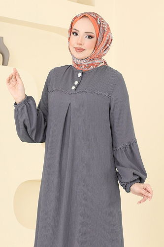 moda selvim Combined 417DVL817 Anthracite - Thumbnail