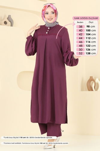 moda selvim Combined 417DVL817 Damson - Thumbnail