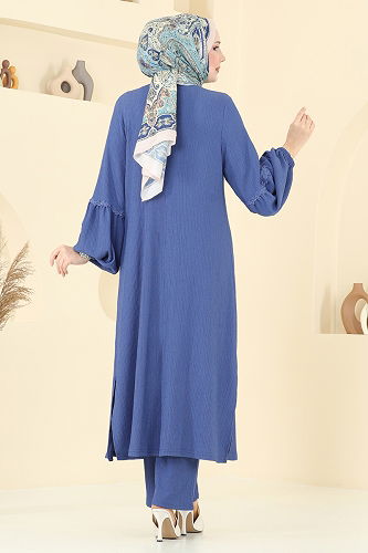 moda selvim Combined 417DVL817 Indigo - Thumbnail