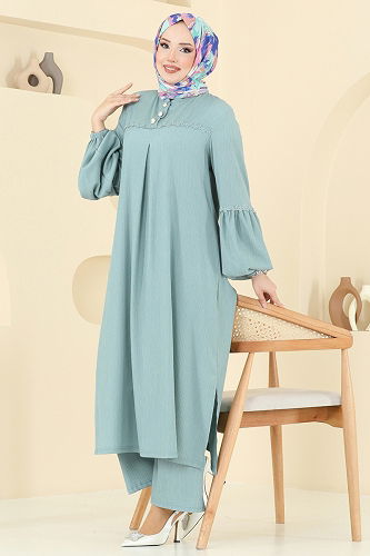 moda selvim Combined 417DVL817 Light Mint - Thumbnail