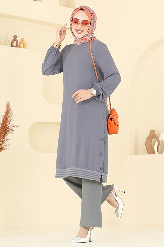 moda selvim Combined 418DVL817 Anthracite & Gray - Thumbnail