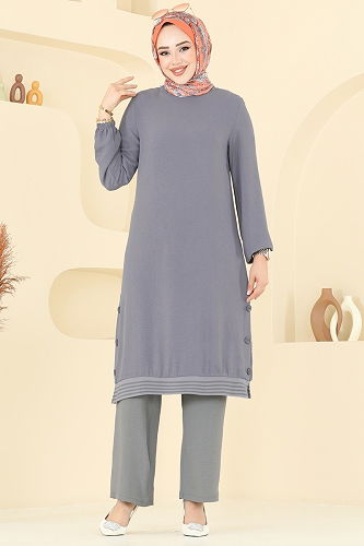 moda selvim Combined 418DVL817 Anthracite & Gray - Thumbnail