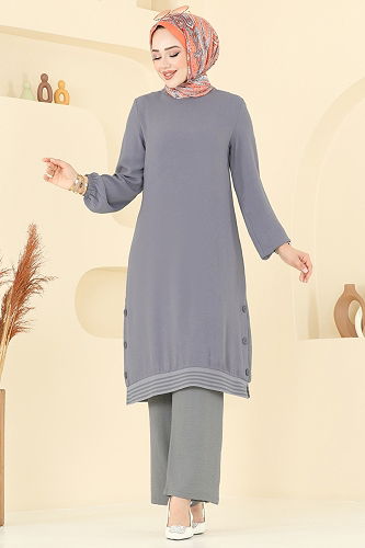 moda selvim Combined 418DVL817 Anthracite & Gray - Thumbnail