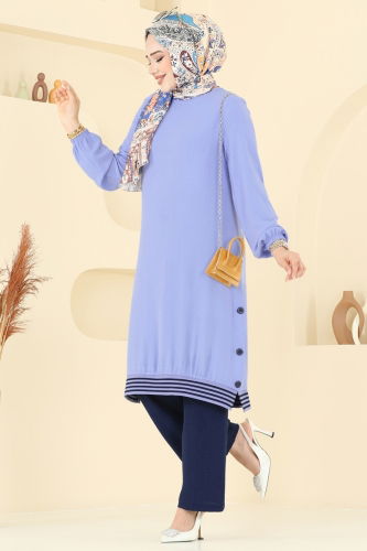 D.V.L. - Combined 418DVL817 Light Indigo&Navy