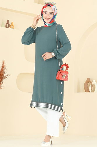 moda selvim Combined 418DVL817 Mint&Ekru - Thumbnail