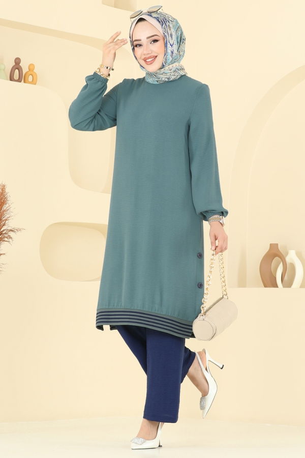 Modaselvim NET 20%+20% DISCOUNT IN THE CARD Combined 418DVL817 Mint&Navy Blue