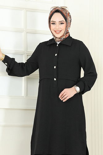 moda selvim Combined 419DVL817 Black - Thumbnail