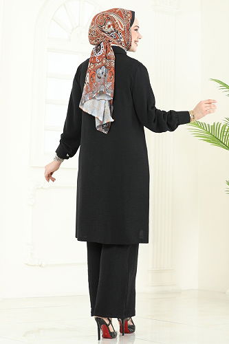 moda selvim Combined 419DVL817 Black - Thumbnail