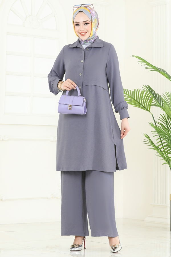 Modaselvim NET 20%+20% DISCOUNT IN THE CARD Combined 419DVL817 Gray