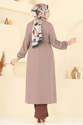 moda selvim طقم بيج 421DVL817 - Thumbnail