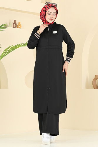 moda selvim Combined 424DVL817 Black - Thumbnail