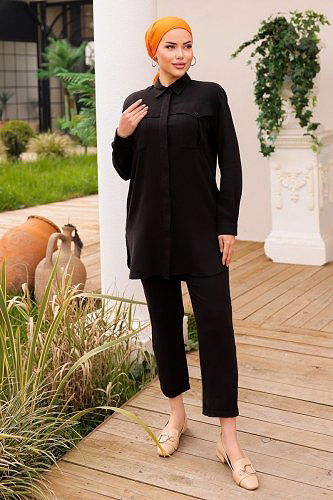 moda selvim Combined 4251MGZ859 Black - Thumbnail