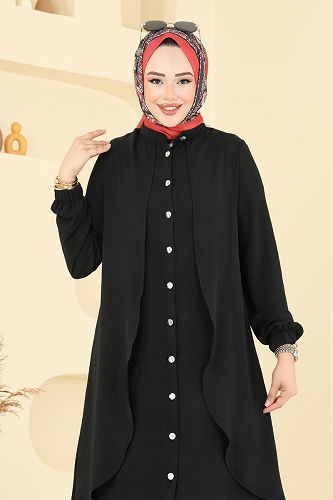 moda selvim Combined 425DVL817 Black - Thumbnail