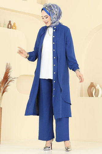 moda selvim Combined 425DVL817 Indigo - Thumbnail