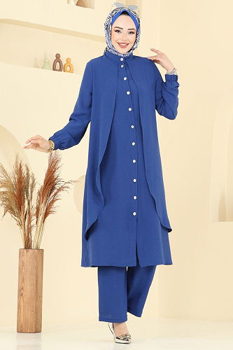 moda selvim Combined 425DVL817 Indigo - Thumbnail