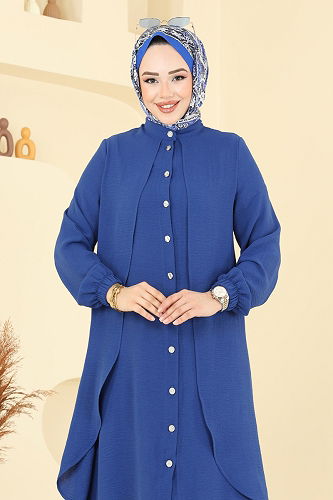 moda selvim طقم ازرق 425DVL817 - Thumbnail