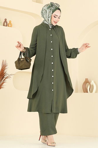 moda selvim Combined 425DVL817 Khaki - Thumbnail